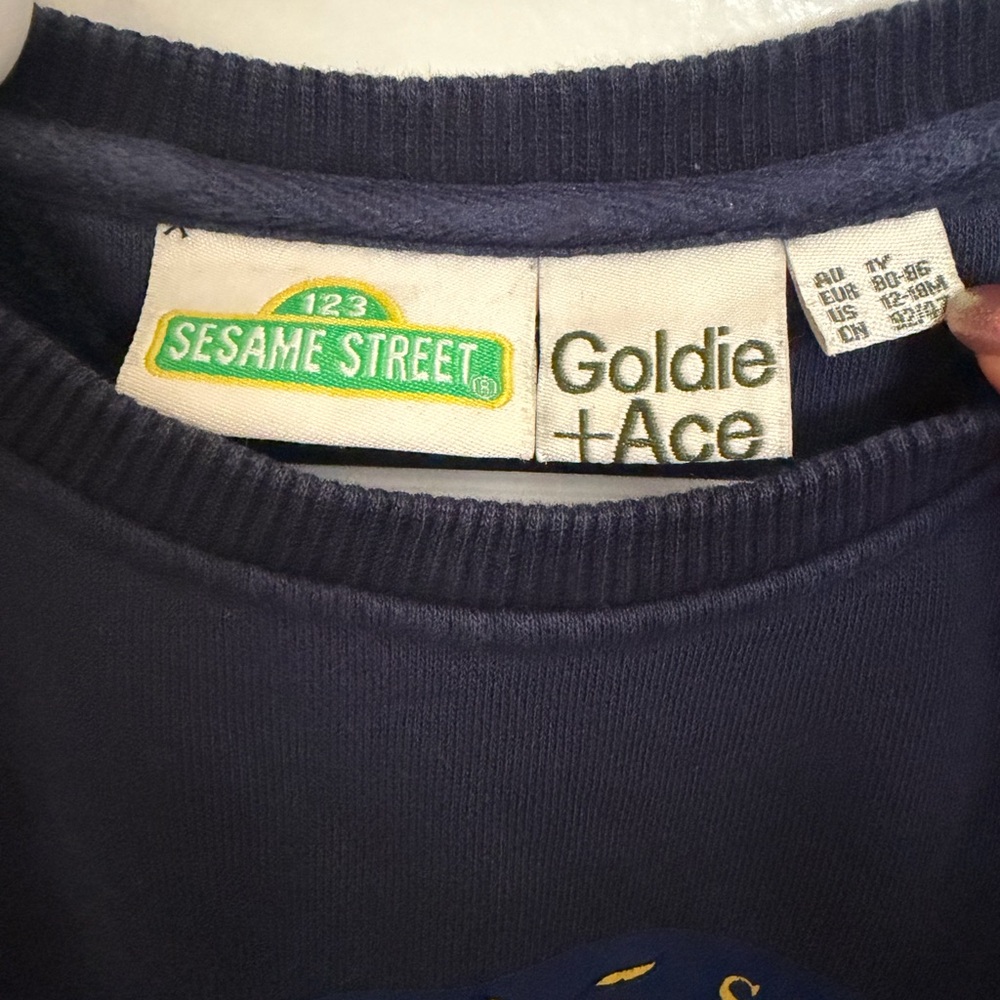 GOLDIE +ACE Sesame Street 1969 Navy Sweatshirt - Picture 4 of 4
